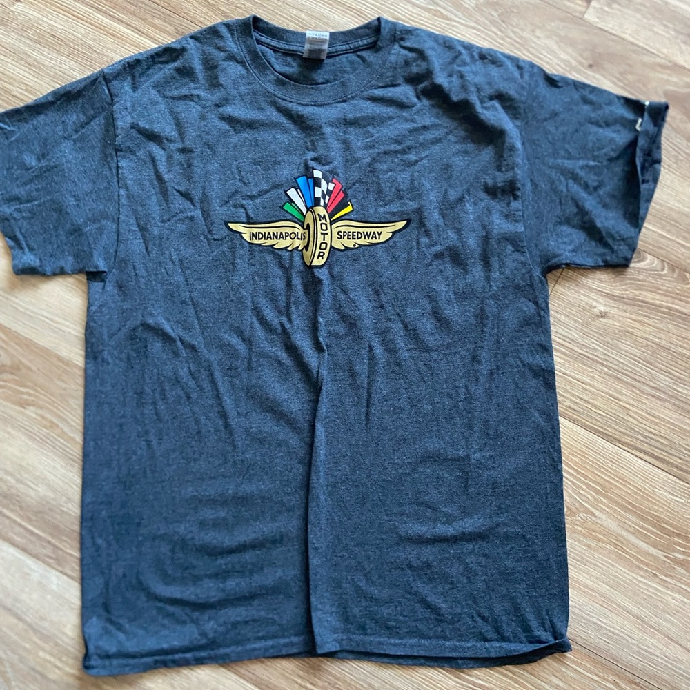 Indianapolis Speedway Gray Snap On T-Shirt